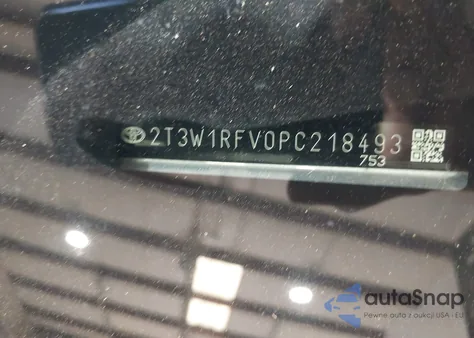 2023 Toyota Rav4 Xle z USA, uszkodzony, nr VIN 2T3W1RFV0PC218493